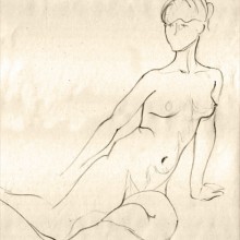 Life Drawing – 5 minute sketch