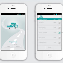 Mobile App Design for Carpooling App