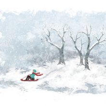 Seasons: Winter – Kids book illustration